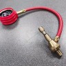 Манометр автомобильный HF от 0 до 4 атм с дефлятором аналоговый (стрелочный)