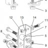 Кронштейн переноса тяги Панара OME (Old Man Emu), Jeep Wrangler JK (Unlimited, левый руль) 50 мм [FK37]