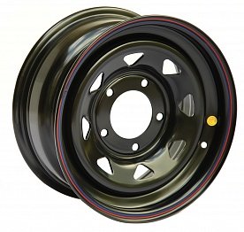 Диск УАЗ стальной черный 5x139,7 8xR16 d110 ET-19 (треуг. мелкий) - 3шт