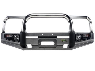 Бампер передний IronMan Protector Toyota Land Cruiser 100 IFS [BBT006]
