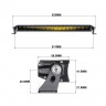 Фара светодиодная NANOLED DOUBLE SIDE, ближний или дальний свет 180W, 18 LED, 5000K, 511*58*41 мм