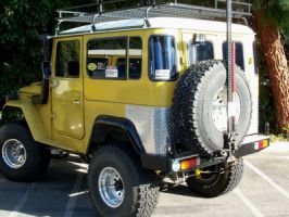 Силовой задний бампер Kaymar для Toyota Land Cruiser 40 [K1255]