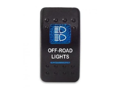 Клавиша Off-Road Lights 12-24В с синей подсветкой
