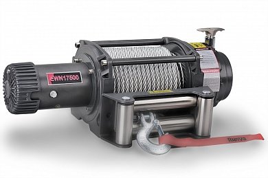 Лебёдка электрическая индустриальная Runva EWN17500U (12 вольт, 7930 кг)